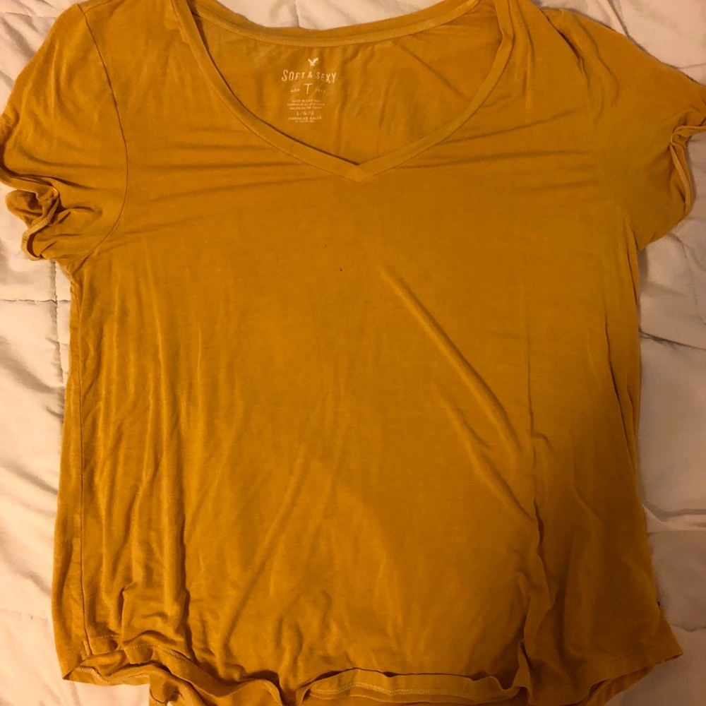 Mustard yellow T-shirt
